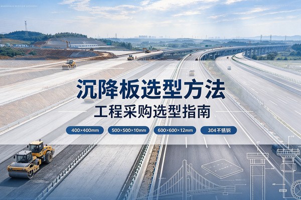 陇南沉降板选择方法