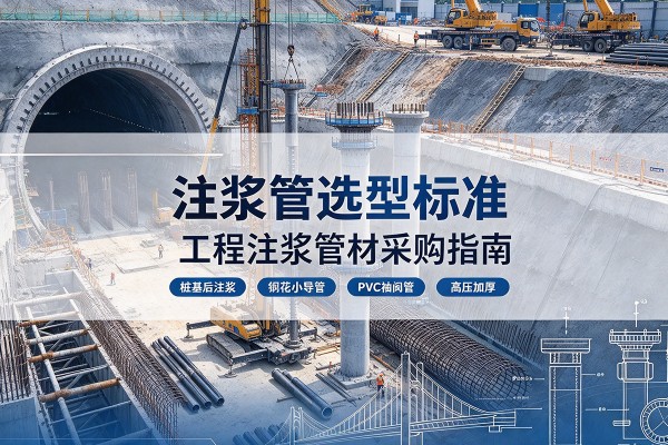 陇南注浆管选型标准