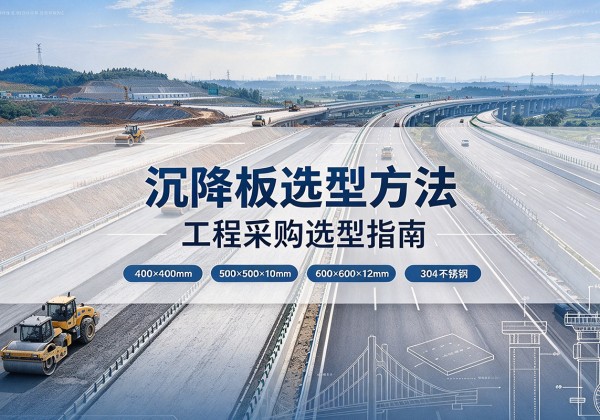 陇南沉降板选择方法